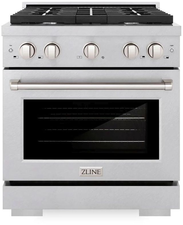 ZLINE Paramount 30" Satin Stainless Steel Pro Style Dual Fuel Range-0