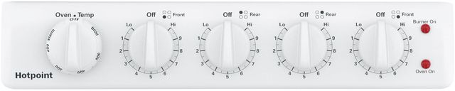 Hotpoint® 20" White Freestanding Electric Range-1