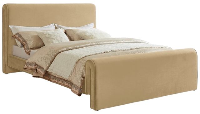 Meridian Furniture Sloan Camel Full Upholstered Panel Bed-0