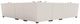 Bernhardt Barnes Bernhardt Living 5-Piece White L-Shape Sectional-3