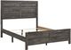 Mazin Furniture Beowulf Rustic Grey King Panel Bed -3
