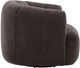 TOV Furniture Jasmine Storm Gray Chenille Basketweave Swivel Accent Chair-4