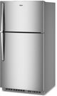Whirlpool® 33" 21.3 Cu. Ft. Fingerprint-Resistant Stainless Finish Top Freezer Refrigerator-3
