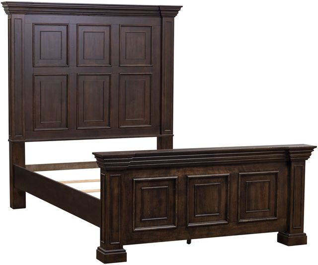 Liberty Furniture Big Valley 4-Piece Brownstone Queen Panel Bedroom Set with Chest-2