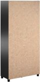 Ameriwood Home Lory Framed 36" Black Utility Cabinet-4