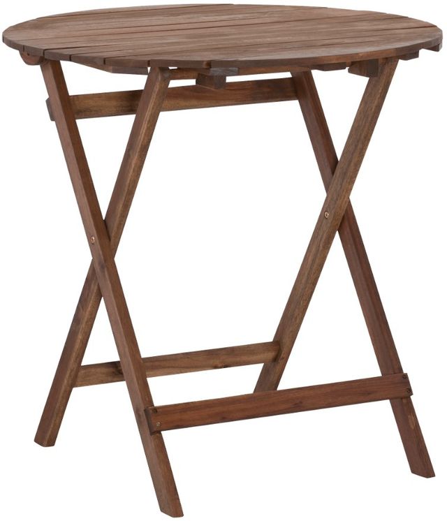 Linon Catalan 3-Piece Acorn Brown Bistro Set-2