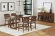Elements International Glinda Brown Counter Table-1