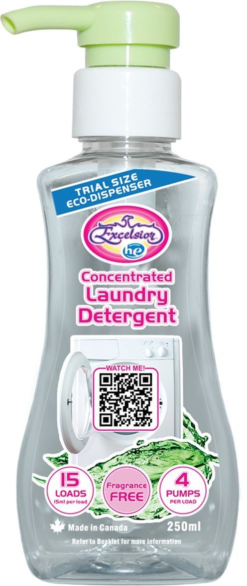 Excelsior® HE 250 ml Unscented Laundry Detergent-0