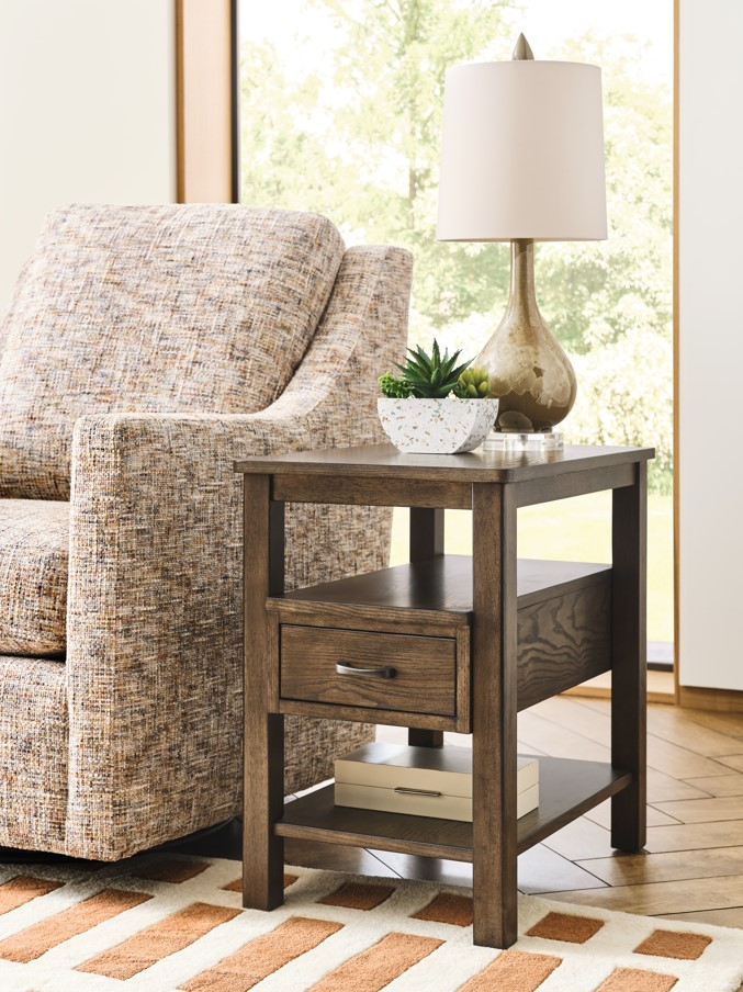 Hammary® Costa Way Hamilton Deep Brown Chairside Table-2