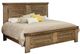International Furniture Direct Montana Brown Queen Panel Bed-0