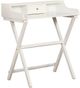 Linon Dakota White Folding Writing Desk-0