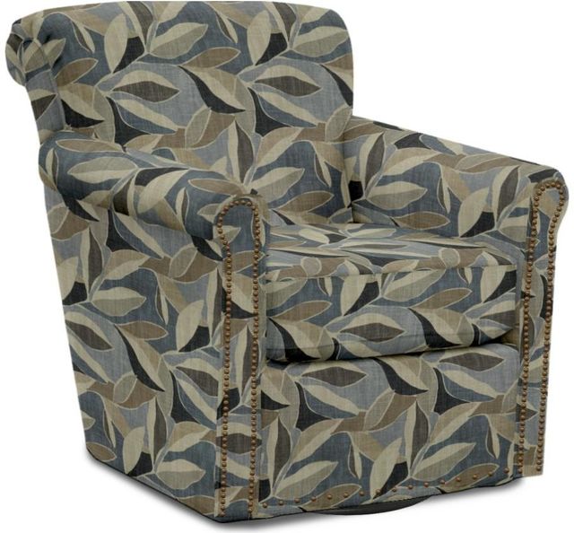 England Furniture Customizable Jakson Swivel Chair with Nailhead Trim-1
