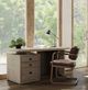 Classic Home Angus Antique White/Distressed Gray 70" Desk-1