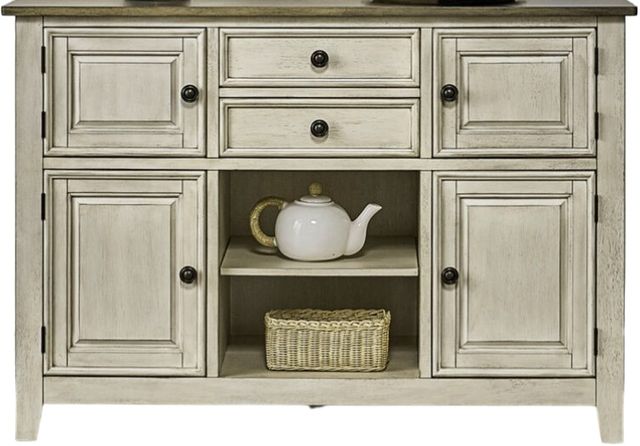 A-America® Beacon Peppercorn/Smokey White Server-0