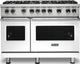Viking® Professional 5 Series 48" White Pro Style Dual Fuel Natural Gas Range-0