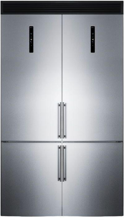 Summit® 47" Jet Black Decorative Refrigerator Grill-2