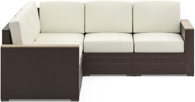 homestyles® Palm Springs Brown Outdoor 5-Seat Sectional-1
