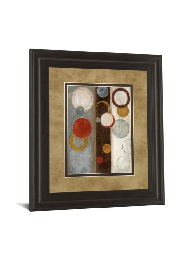 Classy Art “Crescent Moon I” By Tava Studio Brown 34 in. x 40 in. Framed Print-1