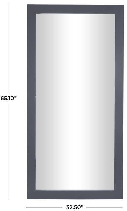 Deco Marche Gray Rectangular Wall Mirror-3