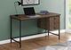 Monarch Specialties Inc. 55"L Brown Reclaimed Wood Black Metal Computer Desk-1
