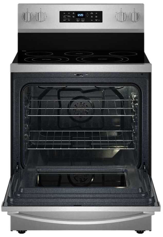 Whirlpool® 30"  Fingerprint Resistant Stainless Steel Freestanding Electric Range -1