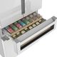Bosch® 800 Series 36" 20.5 Cu. Ft. Arctic White Counter Depth French Door Refrigerator-4