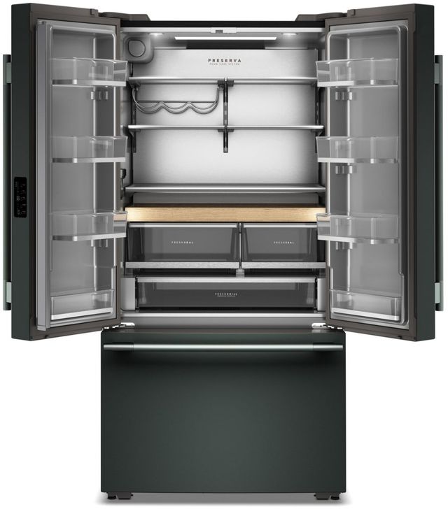 KitchenAid® 36" 24.8 Cu. Ft. Juniper Counter Depth French Door Refrigerator with Internal Water Dispenser-1