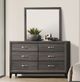 Furniture of America® Errico 4-Piece Gray Queen Bedroom Set-3