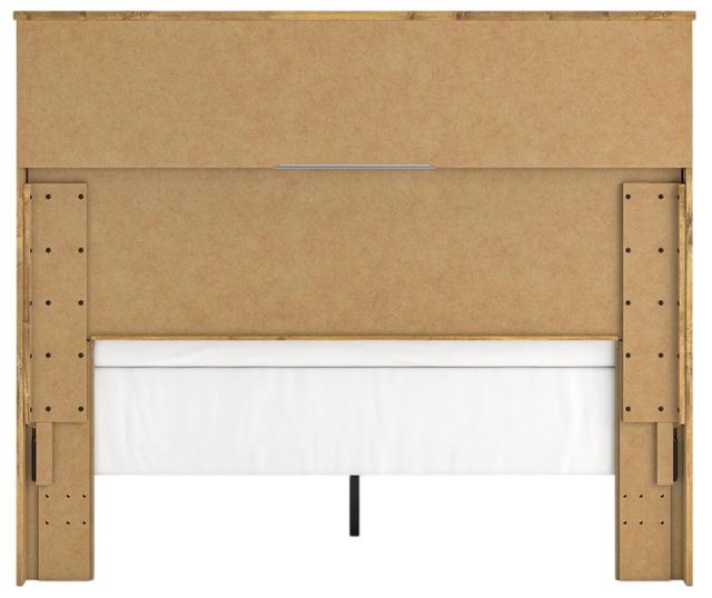 Signature Design by Ashley® Maystonna Brown Queen Panel Bed-3