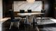 Furniture of America® Basilicata 2-Piece Black/Silver Dining Side Chair Set-2