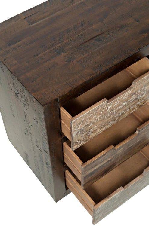 Jofran Inc. Painted Canyon Brown Accent Chest-3