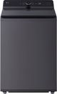 LG 5.5 Cu. Ft. Matte Black Impeller Top Load Washer with EasyUnload™ and AI Sensing-0