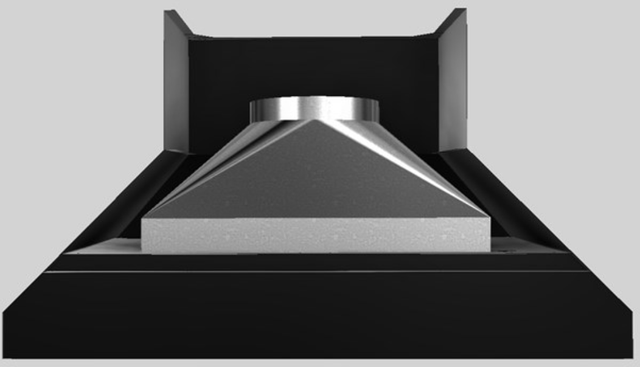 Vent-A-Hood® 54" Black Wall Mounted Range Hood-3