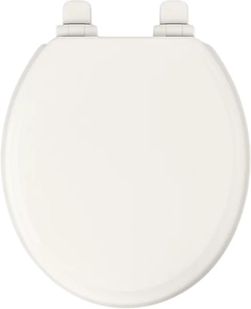 KOHLER® Ridgewood® Biscuit Quiet-Close™ Round-Front Toilet Seat-2