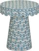 TOV Furniture Lady Blue Ribbon Capiz Shell Round Side Table-3