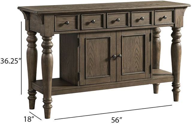 Intercon Balboa Park Roasted Oak Sideboard-3