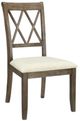 ACME Furniture Claudia 2-Piece Beige Side Chair Set-0