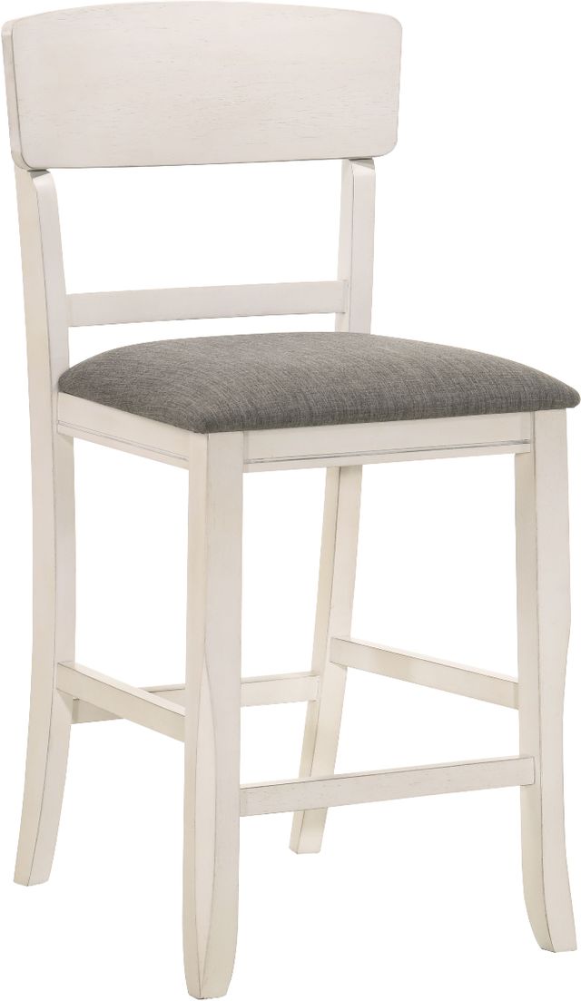 Crown Mark Connor Chalk Gray Counter Side Chair-0