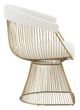 VIG Furniture Modrest Chandler Gold/White Dining Chair-3