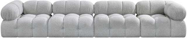 Meridian Furniture Ames 4-Piece Gray 136" Sofa-1