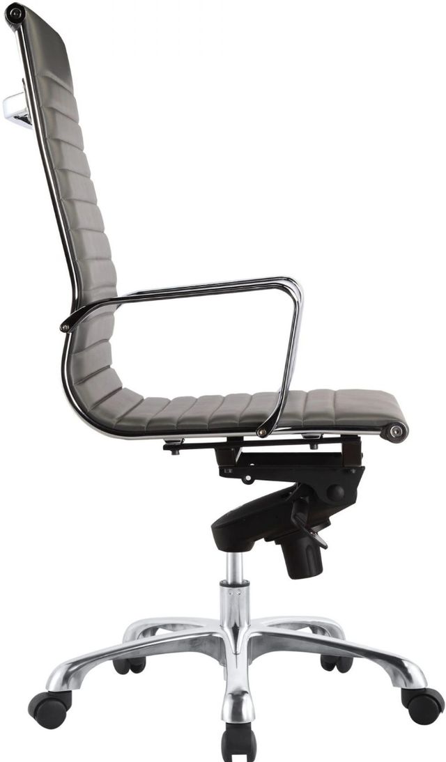 Moe's Home Collection Omega Grey Swivel High Back Office Chair-1