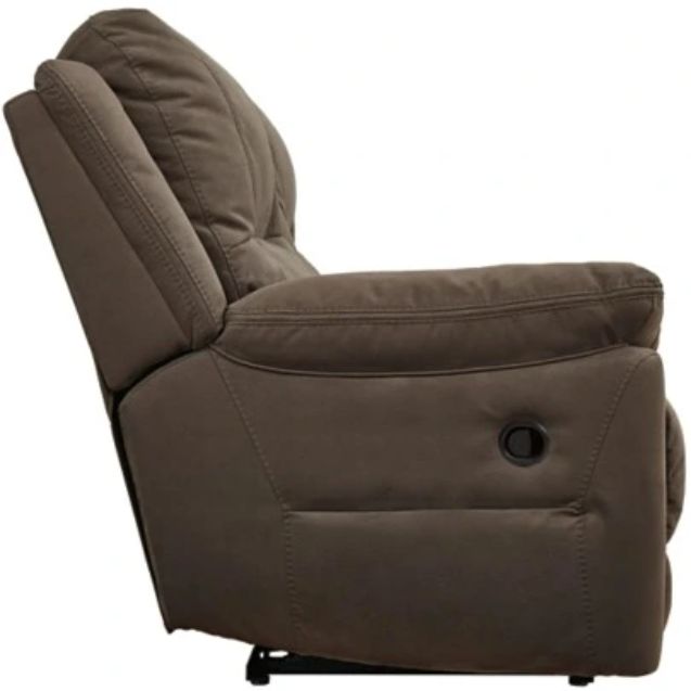 Signature Design by Ashley® Next-Gen Gaucho Espresso Reclining Loveseat with Console-3
