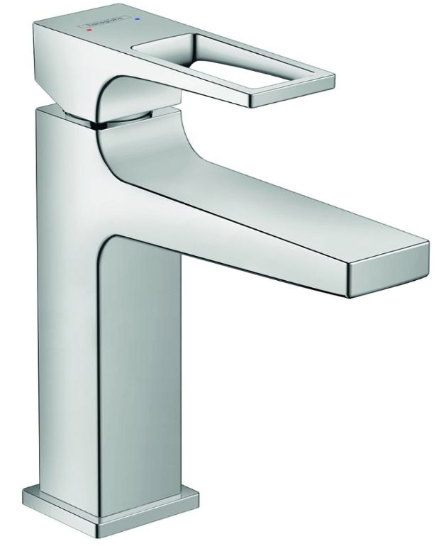 Hansgrohe Metropol Chrome 1.2 GPM Single-Hole Faucet with Loop Handle and Pop-Up Drain-0