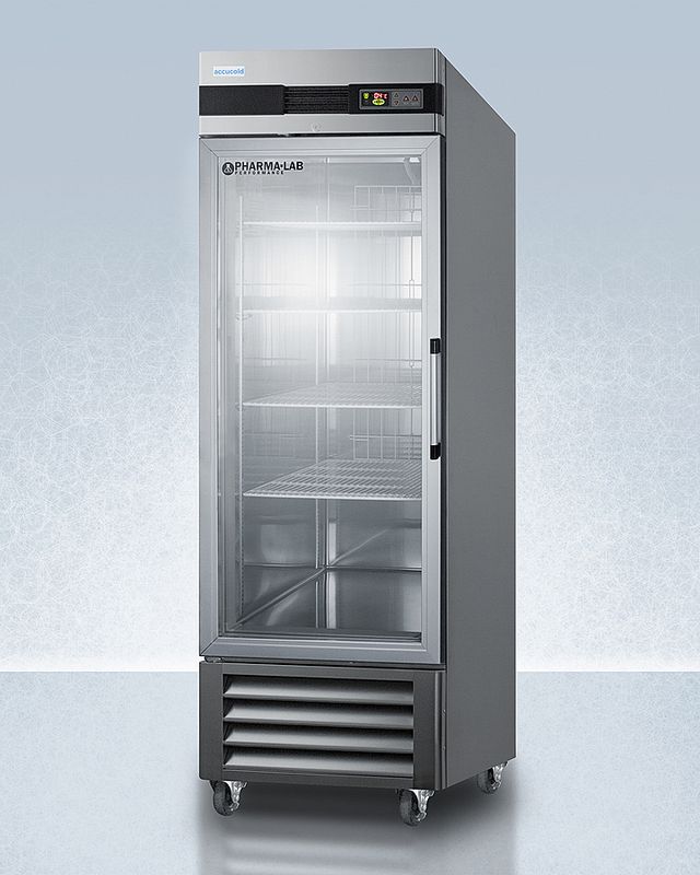 Accucold® Pharma-Lab Performance Series 23.0 Cu. Ft. Stainless Steel Frame Upright Pharmacy Refrigerator-1