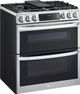LG 30" PrintProof™ Stainless Steel Slide In Gas Range-2