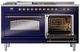 Ilve® Nostalgie II Series 60" Midnight Blue Pro Style Dual Fuel Range-2