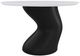 Caracole® Kelly Hoppen Jose White Top Dining Table with Matte Black Base-2