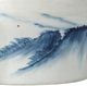 A & B Home Blue/White Windswept Ginger Jar-4