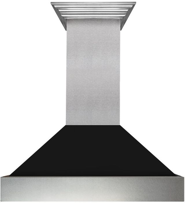 ZLINE 30" Matte Black Outdoor Wall Mounted Range Hood -0