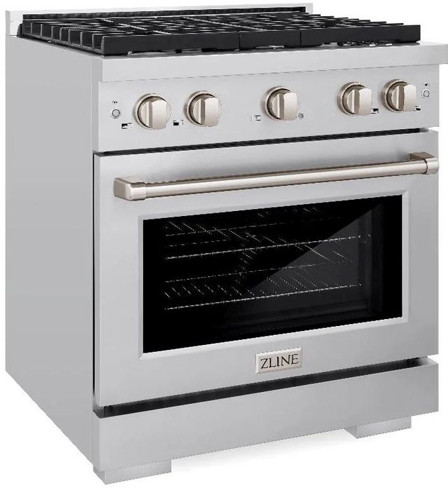ZLINE Paramount 30" Stainless Steel Pro Style Dual Fuel Range-3